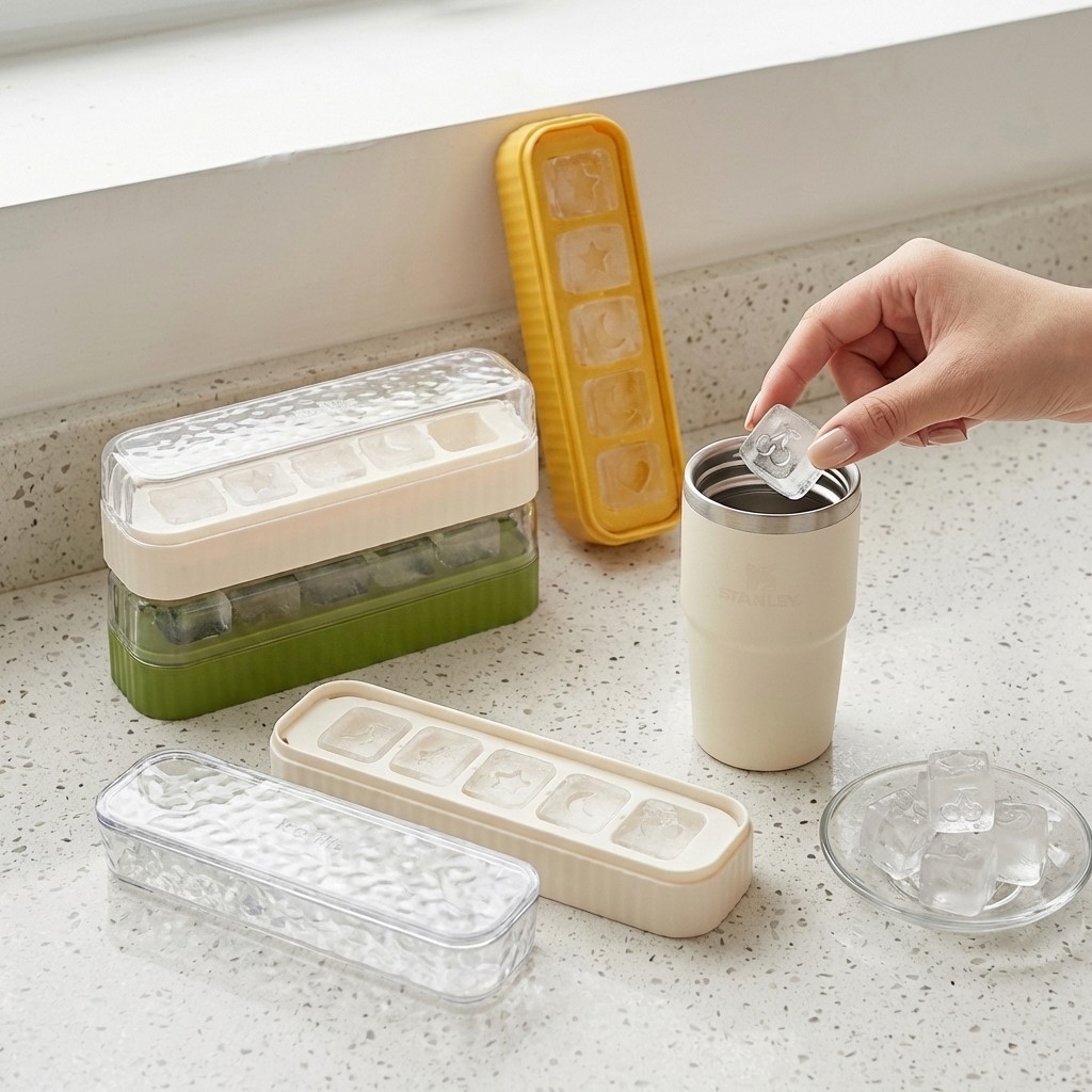Whisky Beer And Wine - Mini Plastic Ice Cube Tray With