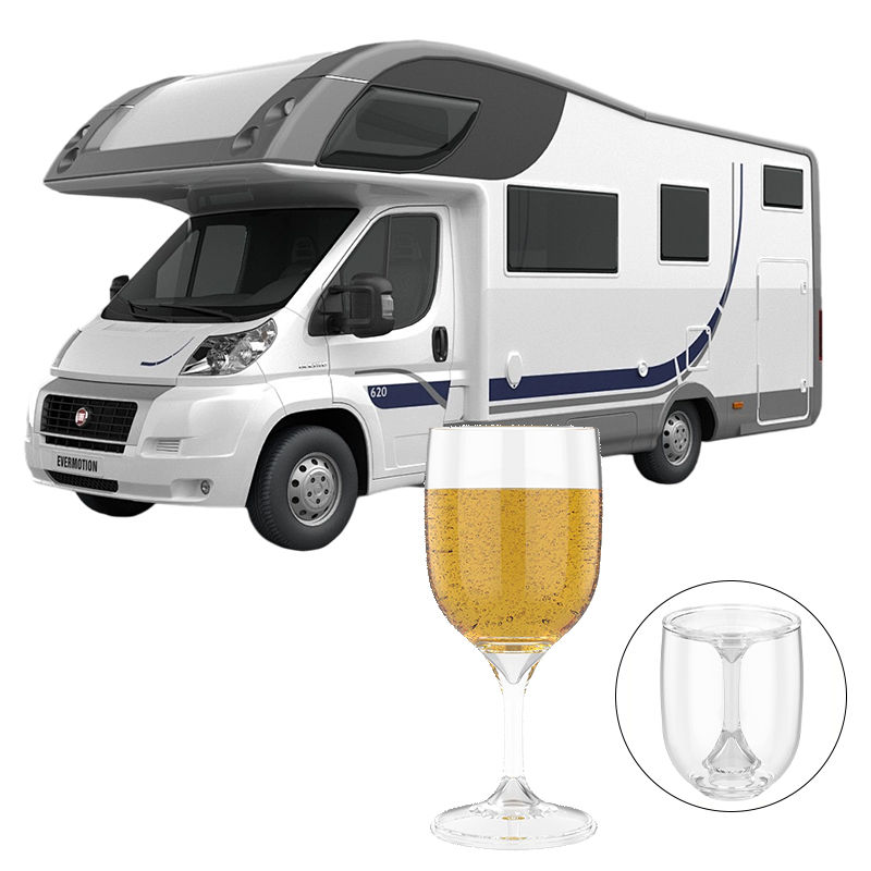 Wine & Beer Tours Of Nova Scotia - Folding Wine Glass Transparent Food Grade