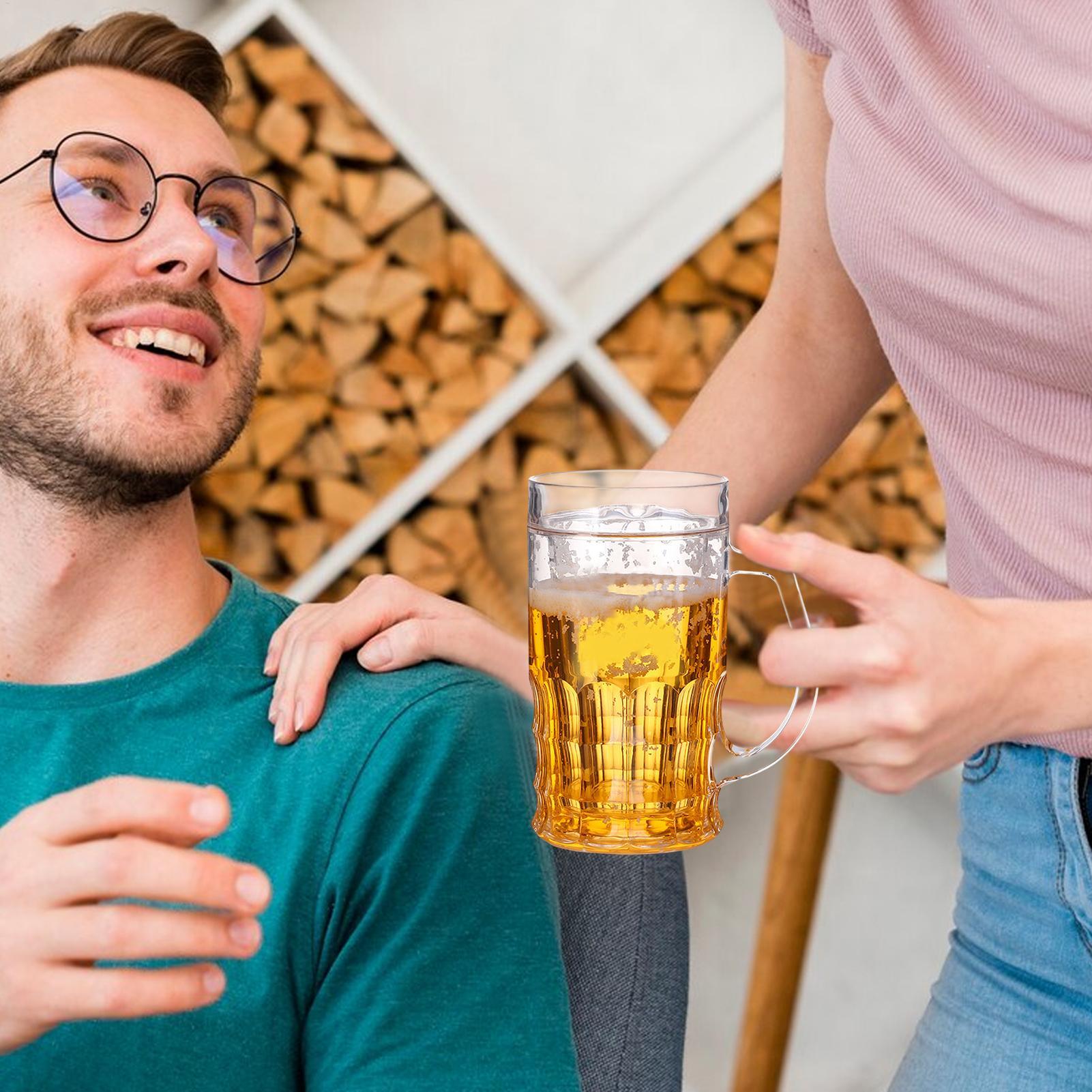 450ml Funny Fake Beer Mug Real - Beer Mug Handled 评论和价格
