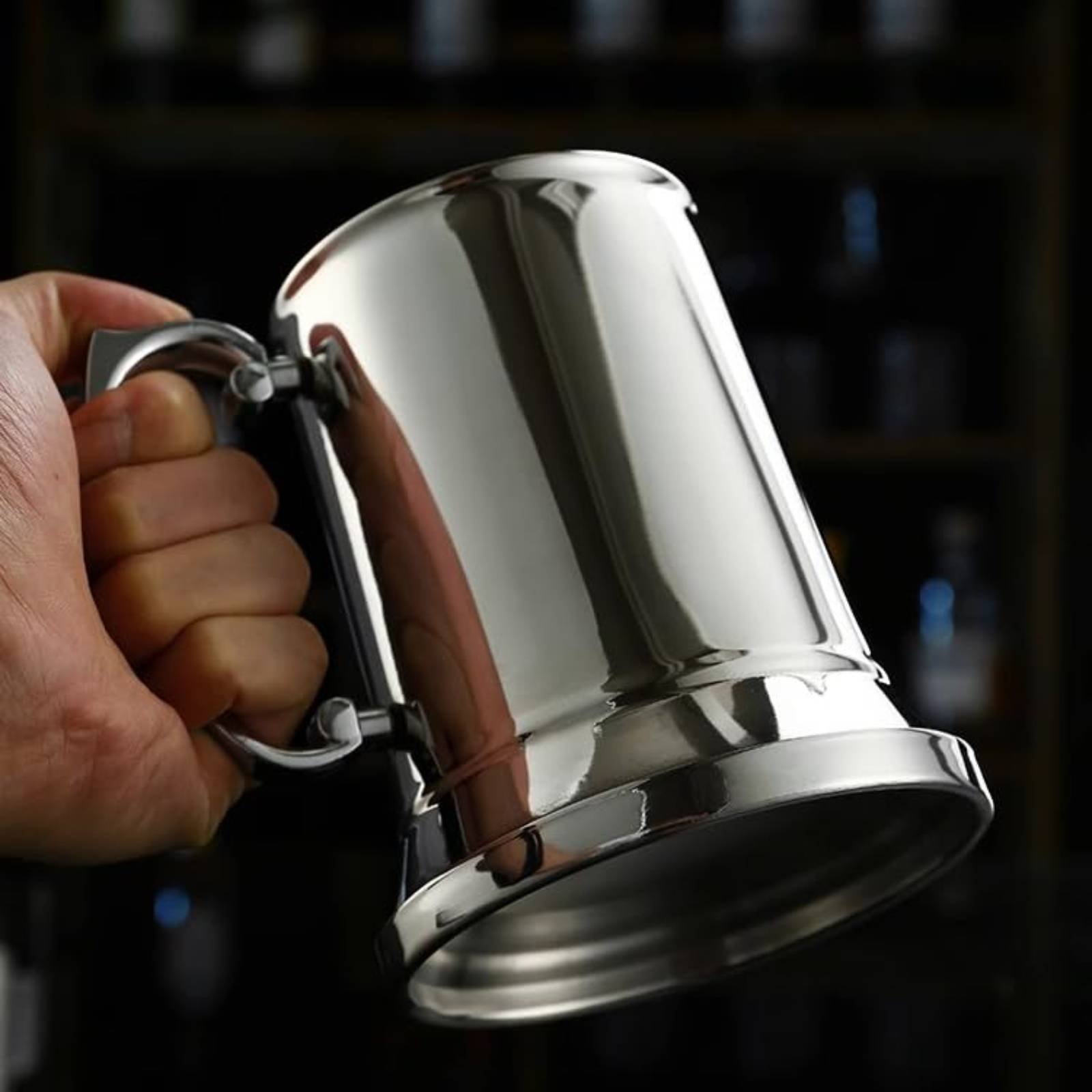 2 Pieces Mixed Drink Mug Metal - Beer Mug Handled 评论和价格