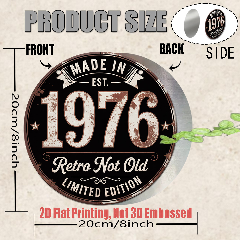 2D Flat, 1pc 1976 Vintage Meta - Wine Tag Label 评论和价格