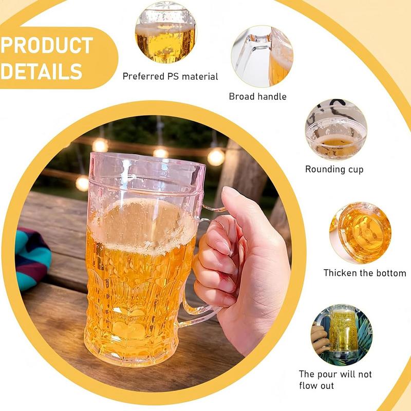 450ml Funny Fake Beer Mug Real - Beer Mug Handled 评论和价格