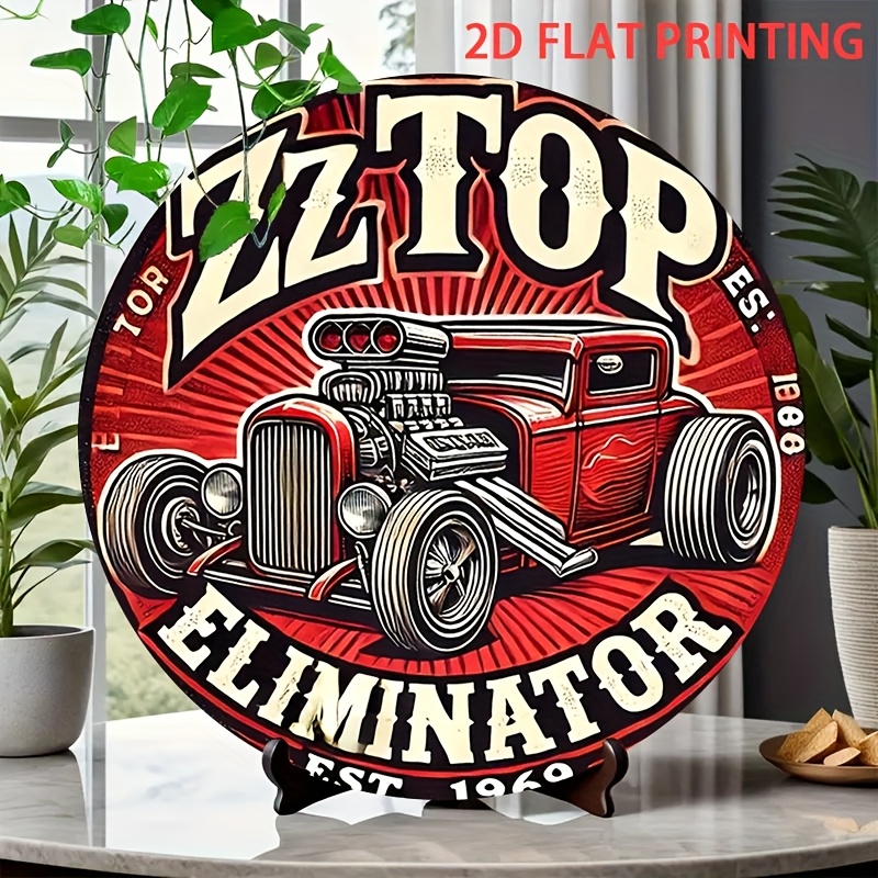 2D Flat, 1pc ZZ Top Eliminator - Wine Tag Label 评论和价格