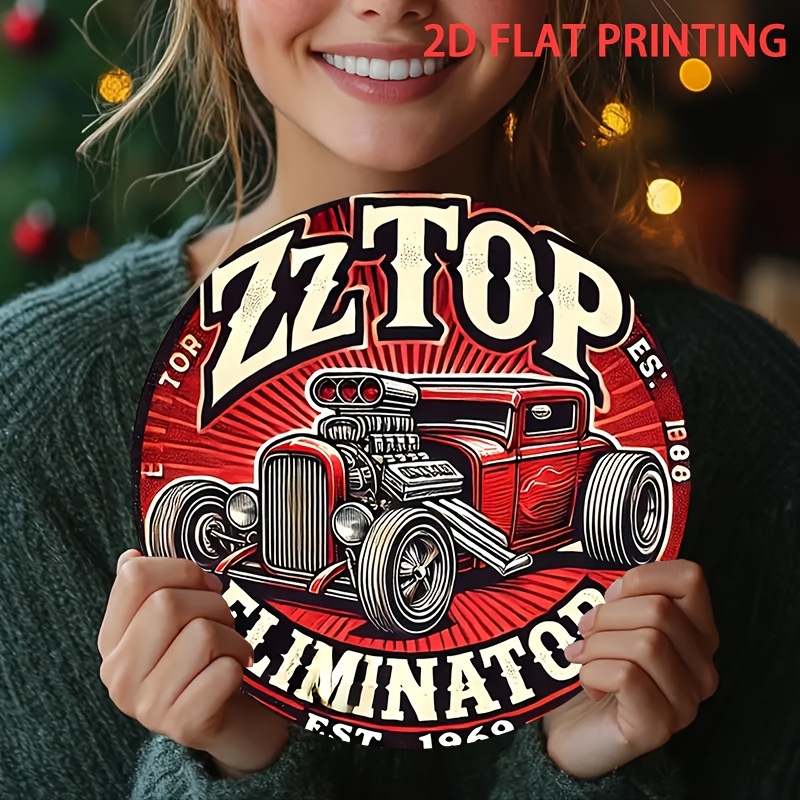 2D Flat, 1pc ZZ Top Eliminator - Wine Tag Label 评论和价格