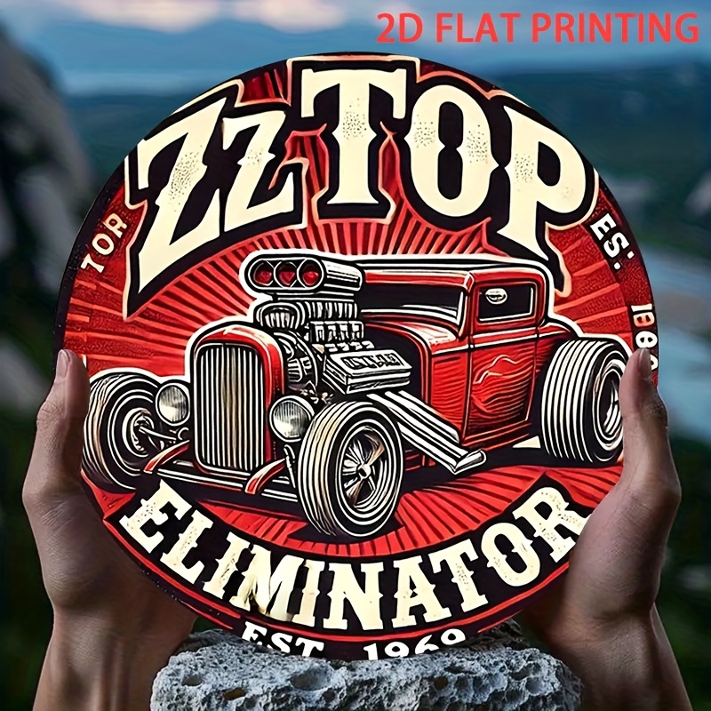 2D Flat, 1pc ZZ Top Eliminator - Wine Tag Label 评论和价格