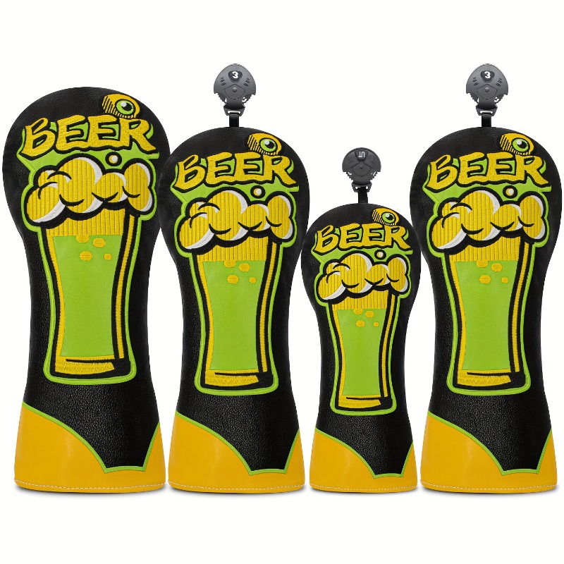 Golf Club Head Cover - Beer Mu - Beer & Wine Grab 评论和价格