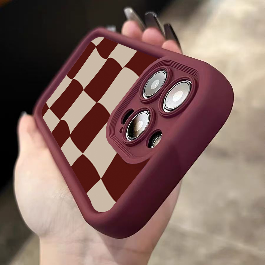 Wine Red Deform Grid Pattern P - Wine & Beer Tours Of Nova Scotia 评论和价格