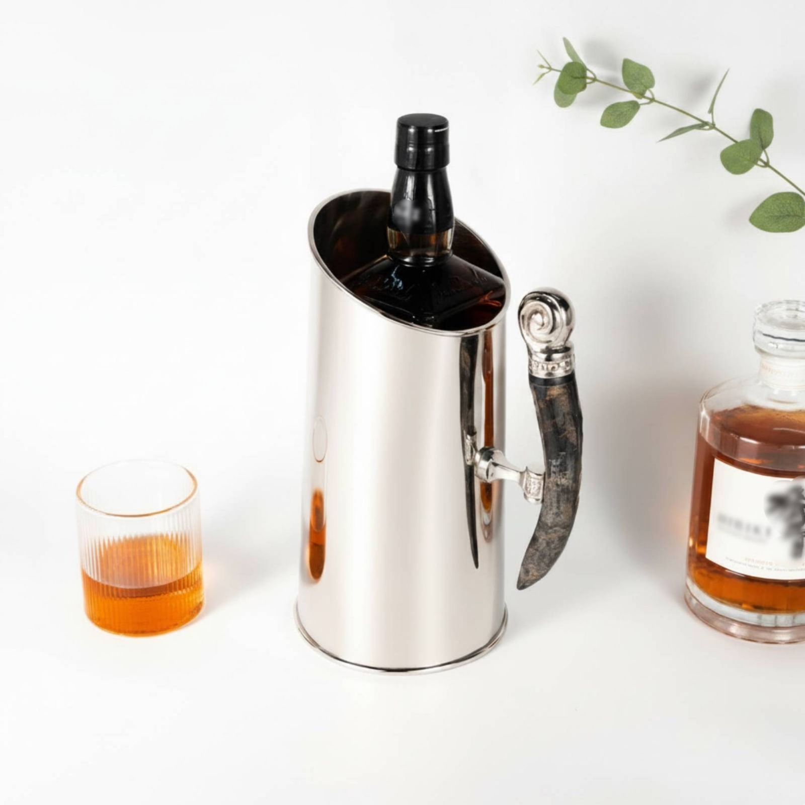 Ice Vessel with Handle Stylish - Beer Mug Handled 评论和价格