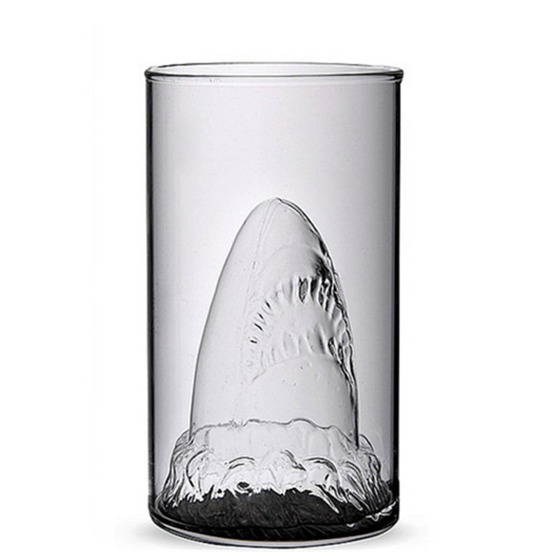 300ml Shark Drinking Double Gl - Whisky Beer And Wine 评论和价格