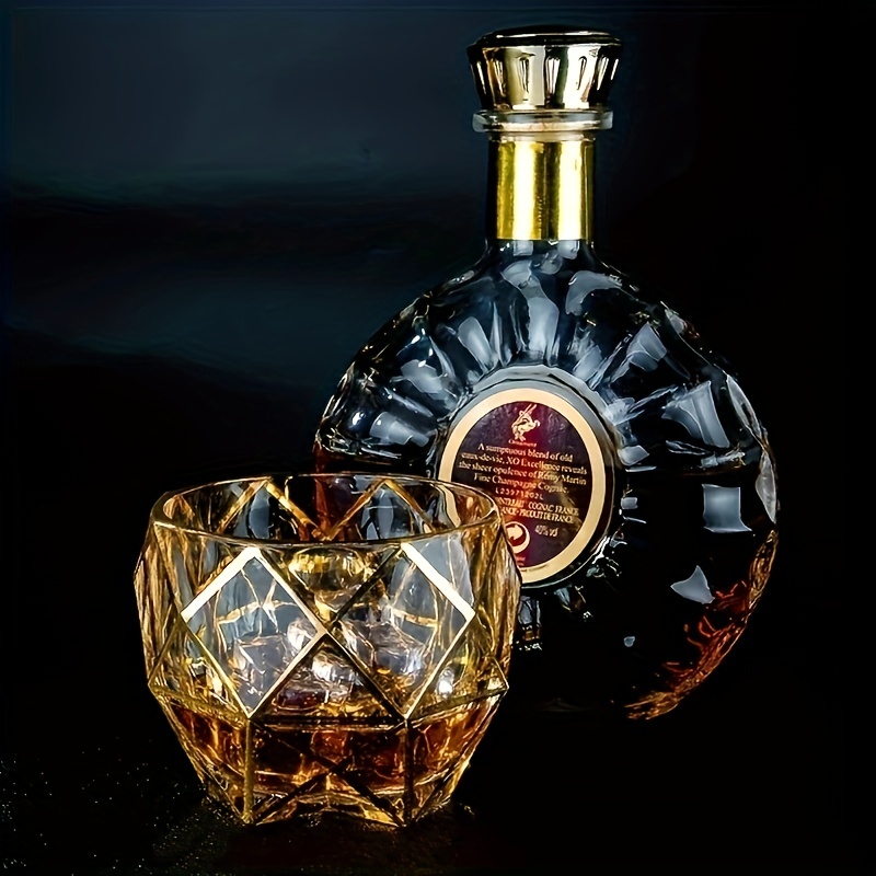 Whiskey Glass Tumbler Golden L - Whisky Beer And Wine 评论和价格
