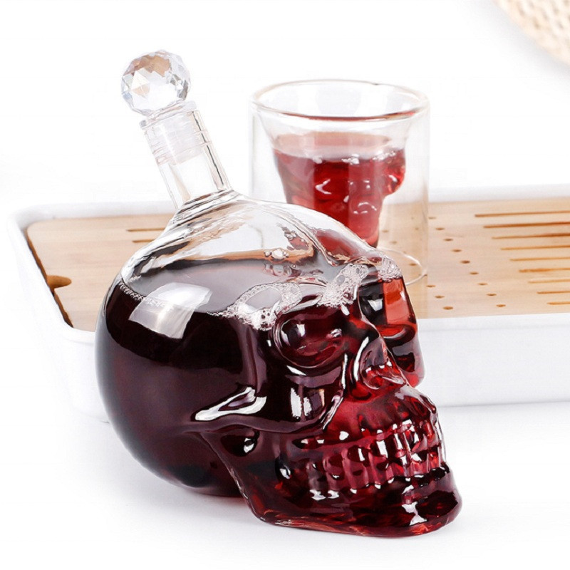 Creative Skull Head Decanter C - Whisky Beer And Wine 评论和价格