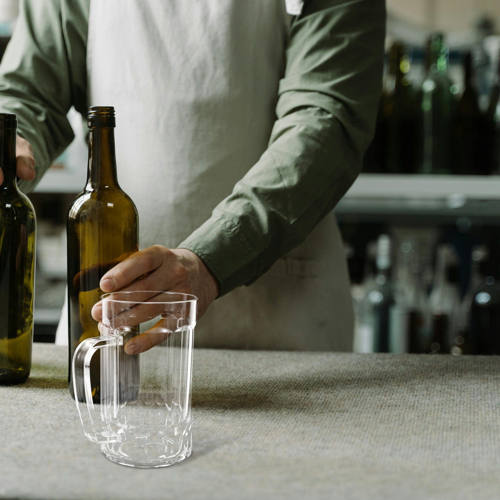 Acrylic Beer Cup Household Bee - Beer Mug Handled 评论和价格