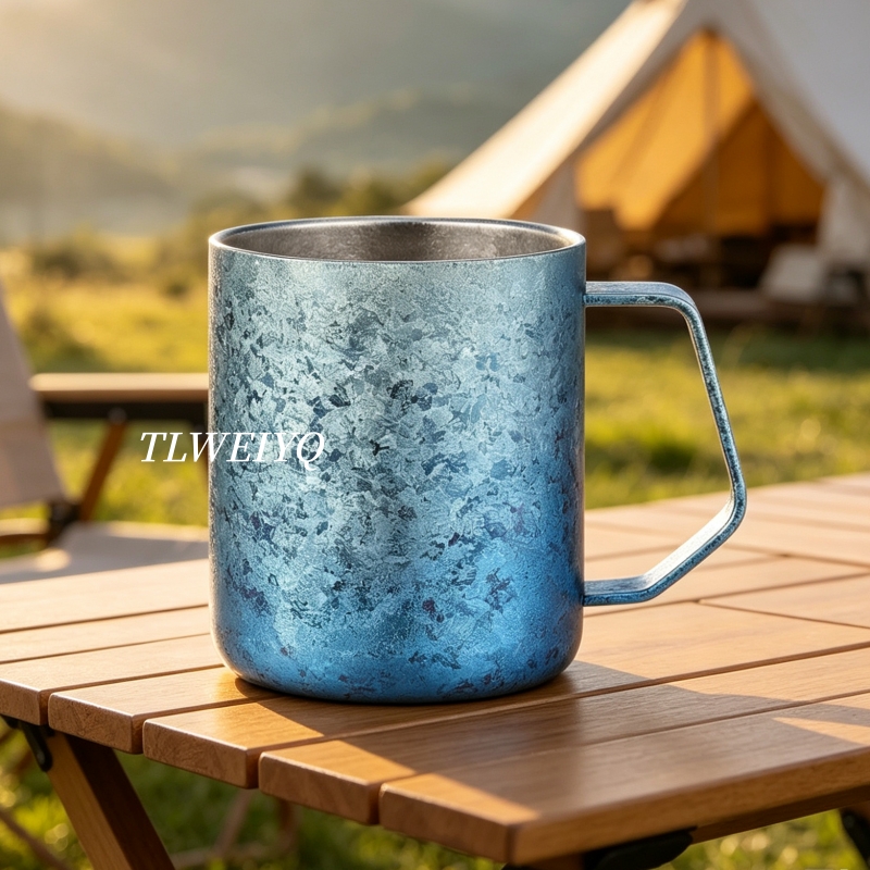 Pure Titanium Coffee Mug,Wide  - Beer Mug Handled 评论和价格