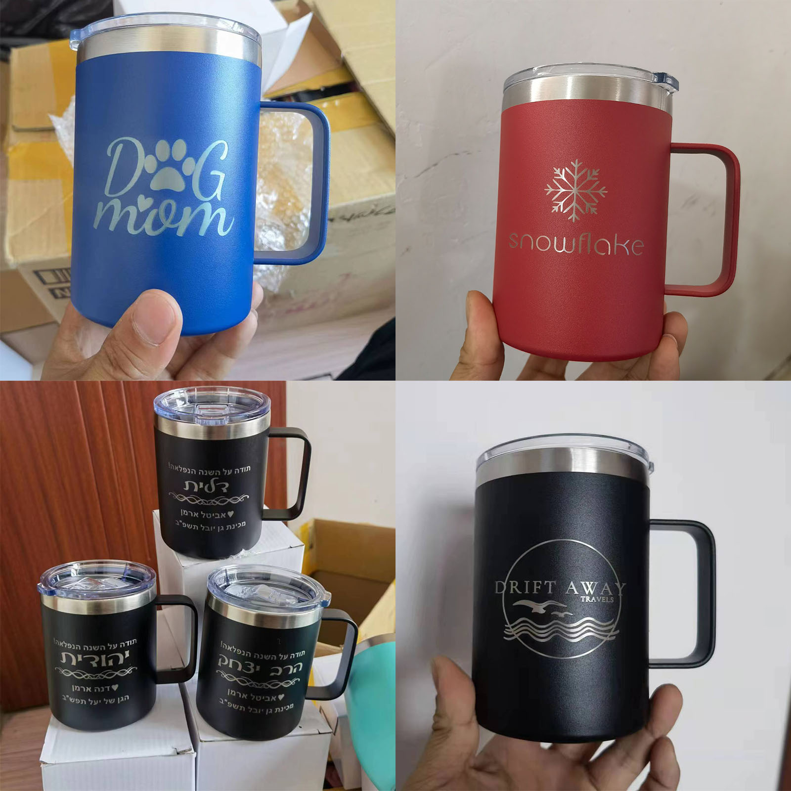 16oz Stainless Steel Insulated - Beer Mug Handled 评论和价格