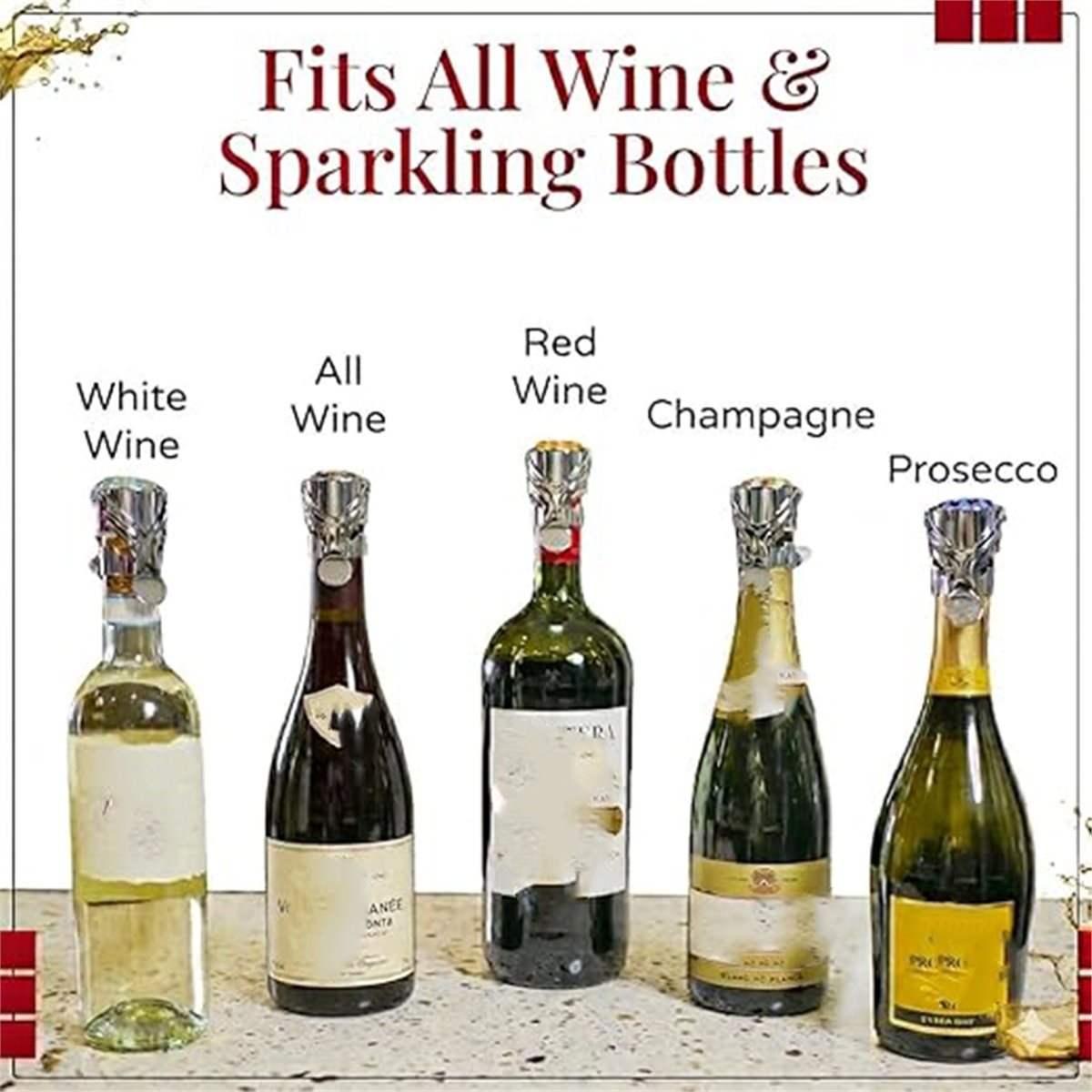 (A02R] 2Pcs Wine Stopper & Cha - Wine & Beer Tours Of Nova Scotia 评论和价格