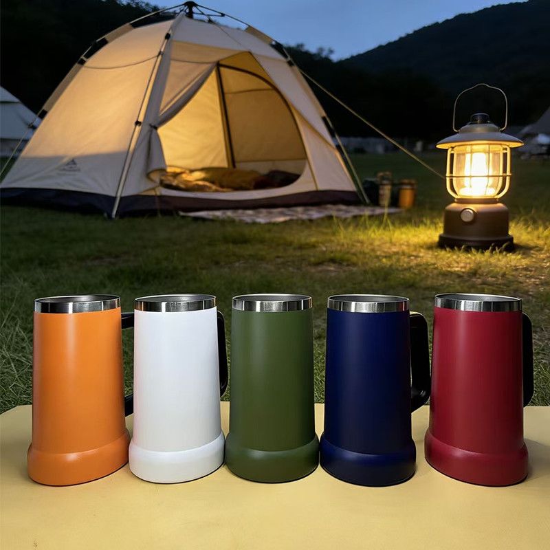 Insulated Stainless Steel Beer - Beer Mug Handled 评论和价格