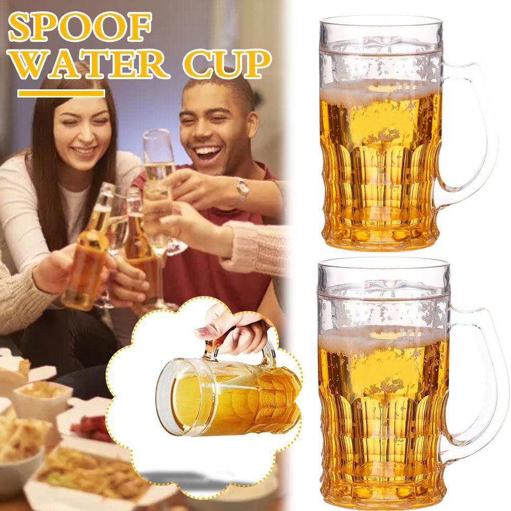 Funny Fake Beer Mug Realistic  - Beer Mug Handled 评论和价格