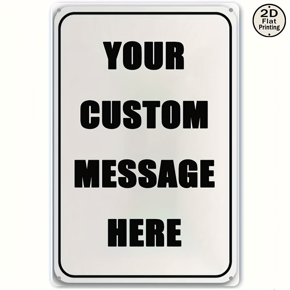 Custom Metal Tin Sign Personal - Wine Tag Label 评论和价格