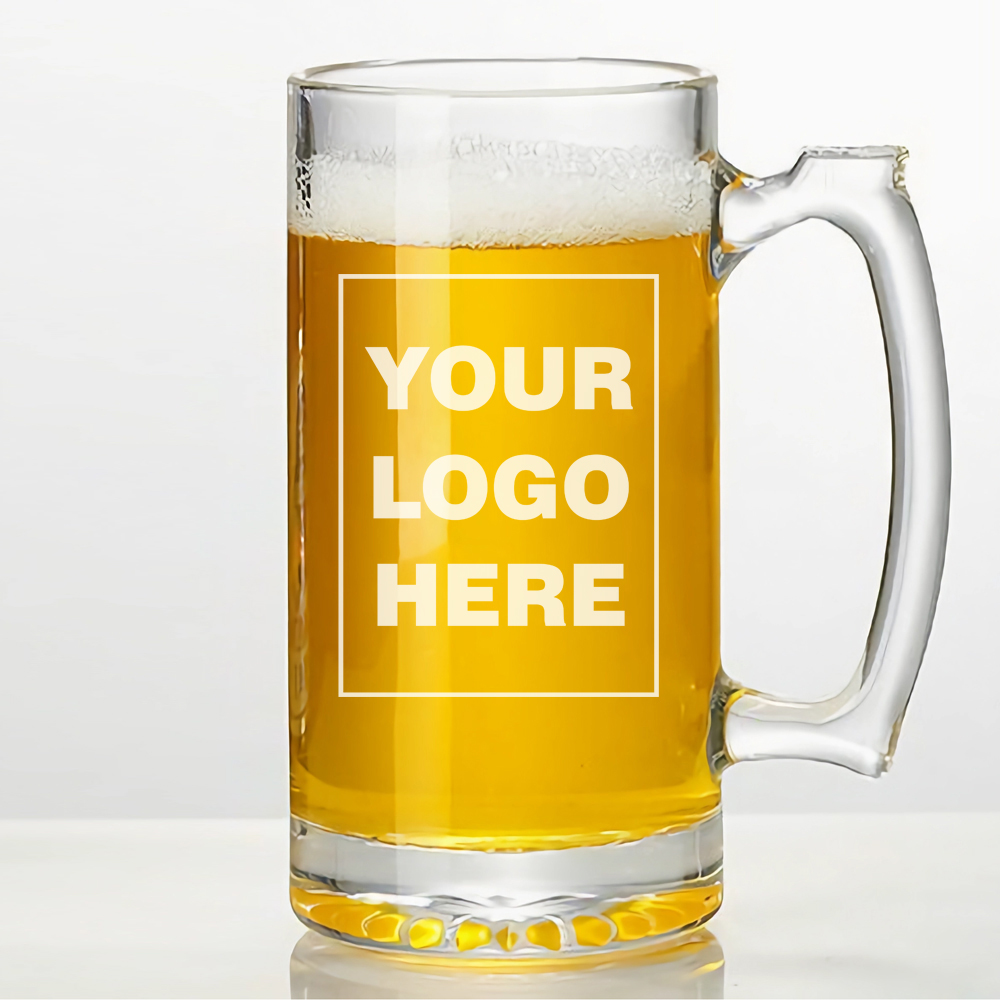Personalized Beer Glass 500ml/ - Beer Mug Handled 评论和价格