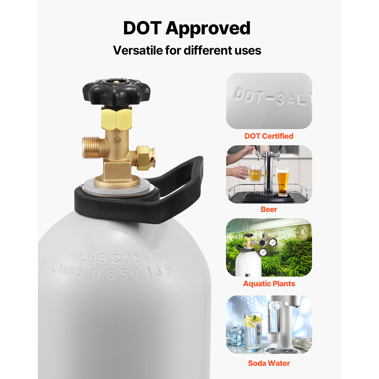 SucceBuy CO2 Tank 10 lbs New A - Beer & Wine Grab 评论和价格